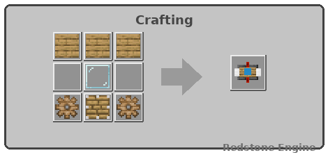 Redstone Engine crafting recipe